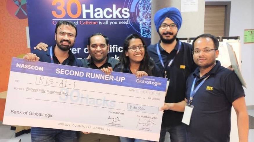 Iris is 2nd runner-up in AI Hackathon