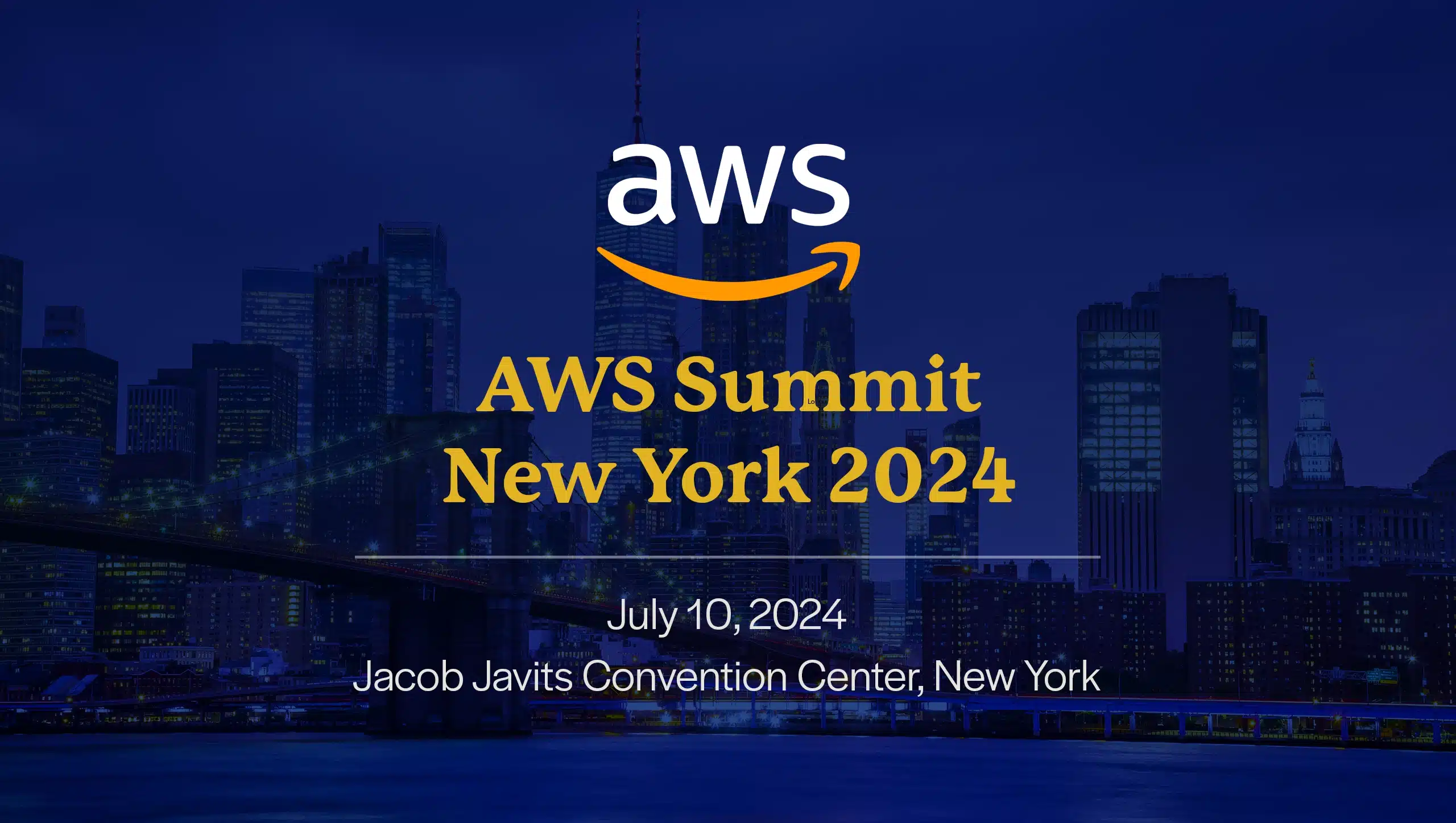 Meet our team at the AWS Summit in NYC July 2024