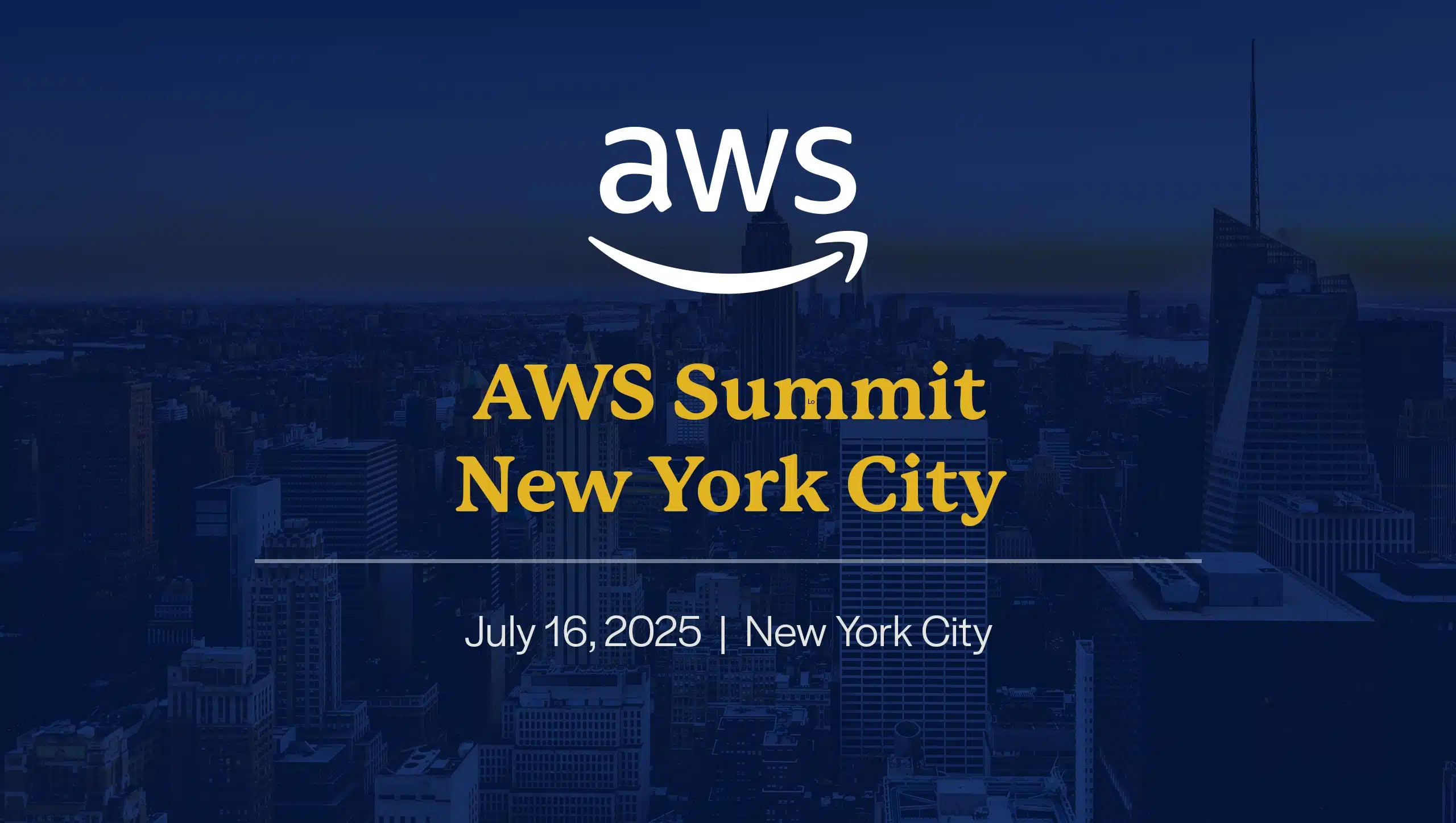 Meet our team at the AWS Summit in NYC July 2025